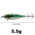 thumbnail image 3 of Anzuelo para Jigging de calamar y camarón, herramienta de pesca nocturna con cebo Artificial brillante de 5,5g (estilo H), 3 of 6