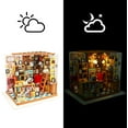 thumbnail image 3 of Kit Maison de Poupée ROBOTIME Miniature Bibliothèque DIY Meilleurs Cadeaux d'Anniversaire pour Adolescents, 3 of 6