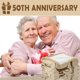 thumbnail image 4 of LHSHID 50th Anniversary Blanket Gifts 50th Anniversary Decorations Best 50th Anniversary Wedding Gifts for Parents CoupleGolden 50 Years of Marriage Throw Blankets 30"x40", 4 of 7