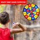 thumbnail image 4 of Juguetes de dardos para niños, actividades y juegos deportivos de interior y exterior, juego de tablero de dardos seguro con 3 dardos y 6 bolas, 4 of 7