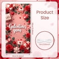 thumbnail image 2 of Pink Theme Ladies Celebration Banner Heart-shaped Women Party Display Gift Box Design Champagne Glass Girls Gathering Backdrop for Ladies Party Girls Gathering Bachelorette Party, 2 of 8