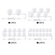 thumbnail image 3 of Labymos 14 PCS Luces de espejo de, 3 of 8