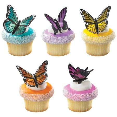 - Butterfly Cupcake Picks - 12 Count