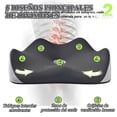 thumbnail image 4 of Cojín Memoria Foam para Ciatica Lumbar - Cojín Ergonomico para Silla Oficina, Antideslizante, Tejido Transpirable, FundaElástica con Cremallera, Favorece la Circulación, 45x13x36CM (Negro), 4 of 8