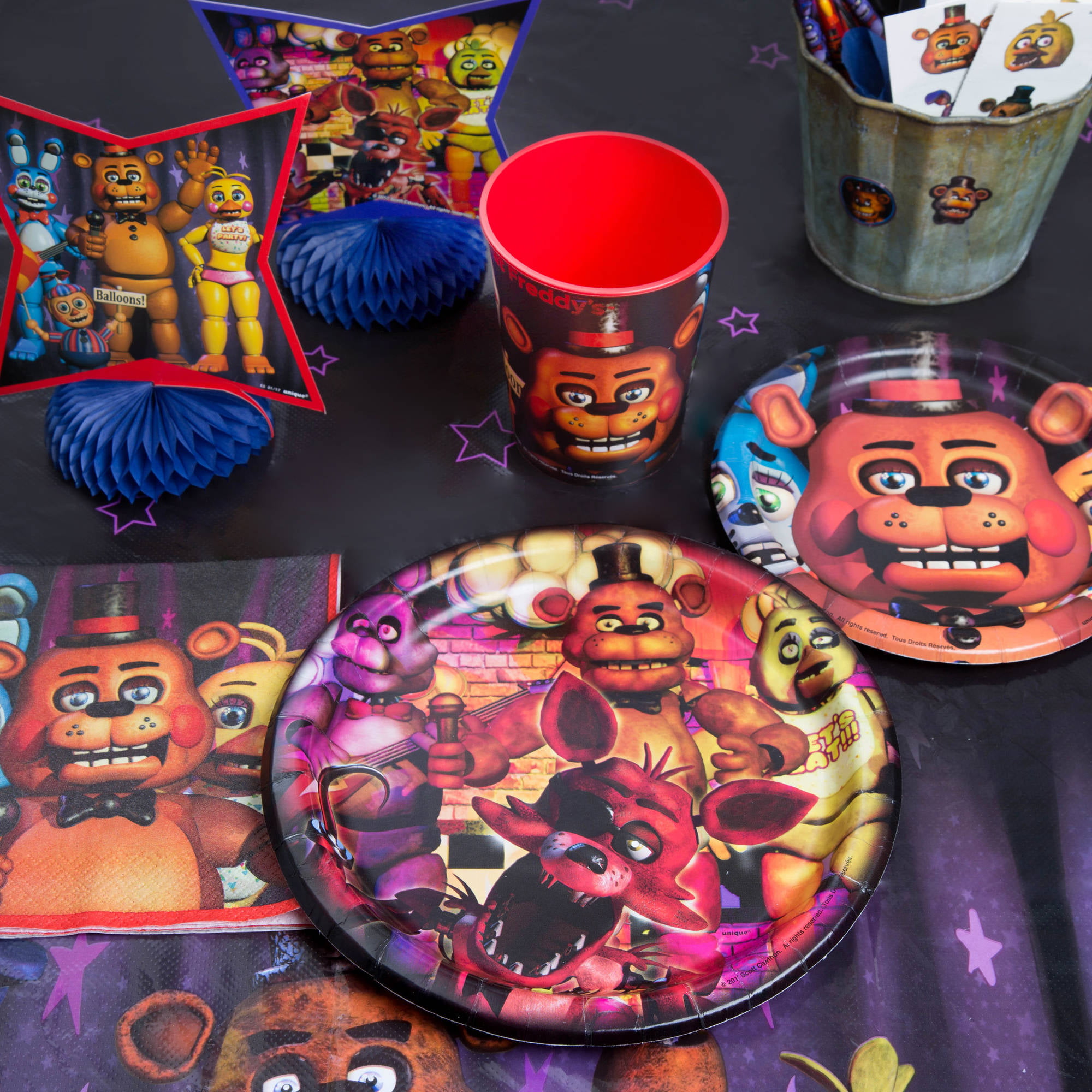 Personalized Five nights at Freddy party kit, FNAF party supplies, FNAF  Party printables, Five nights at Freddy de…