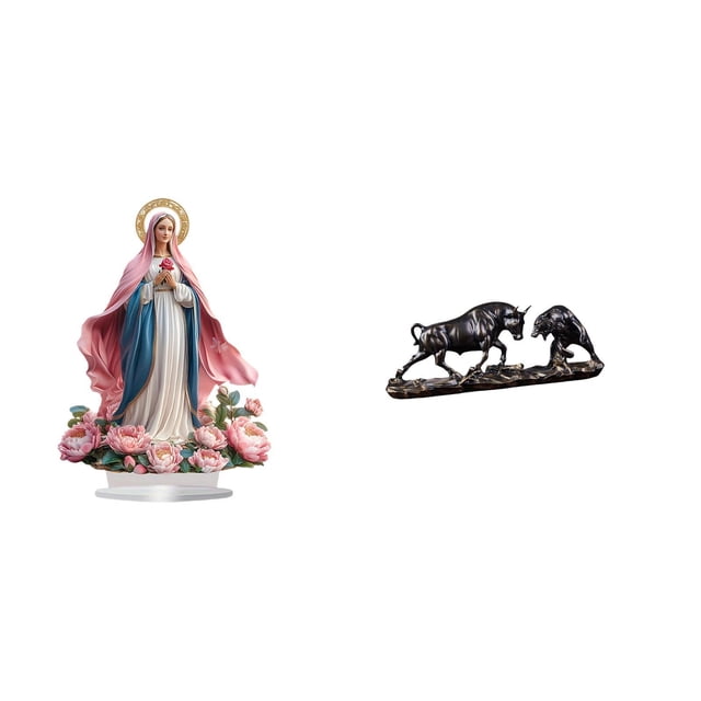Adorno de mesa decorativo 2D de acrílico, estilo toro, oso y . Escultura moderna de animal chino para fiestas, hogar, festivales, dormitorio o esc