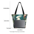 thumbnail image 3 of Rocae Tropical Parrot Floral Artwork for Shoulder Bags for Women Tote Bag for Women with Zipper Closure, 3 of 6