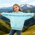 thumbnail image 2 of Girls Hoodies Casual Long Sleeve Warm Pullover Tops Baggy Fashion Cute Streetwear Sweatshirts with Pockets,6-12 Months 12-24 Months 2t 3t 4t 5t 6t 7t 8t 9t Children Sky Blue 6-7 Years, 2 of 6