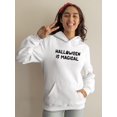 thumbnail image 2 of Halloween Is Magical  Hoodie Juniors -Image by Shutterstock,  Large, 2 of 4