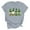 3-Dark Gray, variant on REORIAFEE St. Patrick's Day T-Shirt Womens Printing Short Sleeve T Shirts Paddy's Day Crew Neck Casual Tees Loose Fashion Tops Army Green M