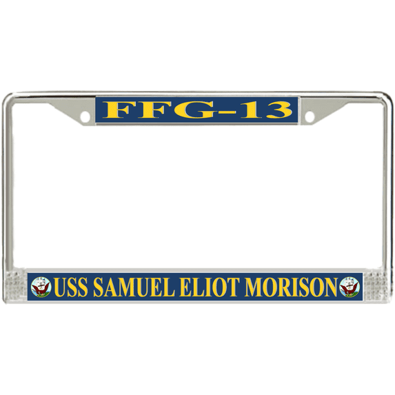 USS Samuel Eliot Morison FFG-13 License Plate Frame