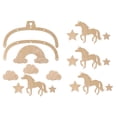 thumbnail image 3 of Leisure Arts Wood Mobile Unicorn, 3 of 3