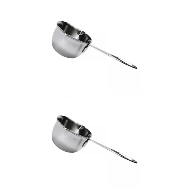 Cacerola de 2 uds con ergonómico con boquilla, olla para derretir , olla para