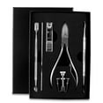thumbnail image 4 of 6PCS Manicure Set Professional Portable Assorted Nail Clipper Pedicure Kit, 4 of 10