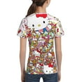 thumbnail image 6 of Hello Kitty T Shirts For Girls Boys, 3d Print Cartoon Graphics T Shirt, Youth Crewneck T-Shirt, Unisex Short Sleeve Top Tees Age 4-16 Years, 6 of 7