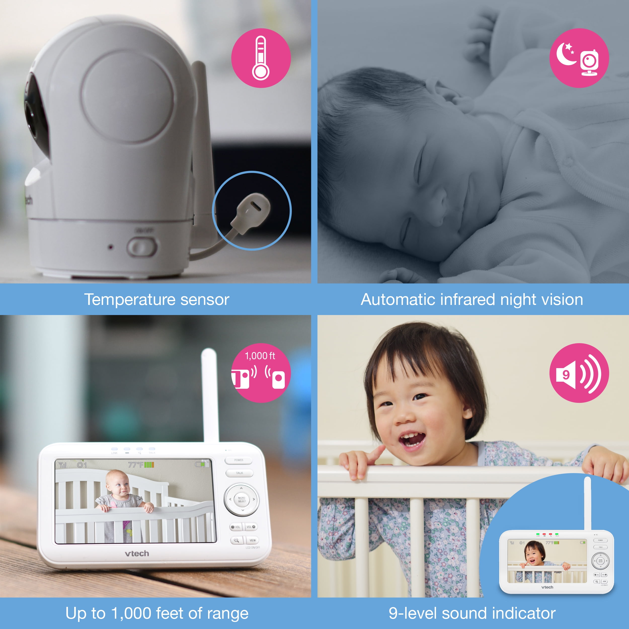 vtech 5 digital baby monitor