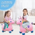 thumbnail image 5 of Bouncy Horse Toys for Toddlers 2-4, Inflatable Hopping Toy, Outdoor Indoor Bounce Toys for Kids Birthday Gifts, 5 of 7