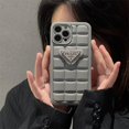 thumbnail image 1 of Space Gray Mate Marca De Lujo Pra Logo Funda Para Teléfono iPhone 14 Plus 11 12 13 14 Pro Max X XR XS Fashion Square Silicona Suave Carcasa TPU A Prueba De Golpes Cubierta Trasera, 1 of 3