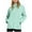Mint Green, variant on FAIWAD Jacket for Women Lightweight Waterproof Full Zip Hooded Raincoat Casual Hiking Outdoor Windbreaker