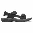 thumbnail image 2 of Rockport Men BYRON Chaussure Noire à Quart de Sangle, 2 of 4