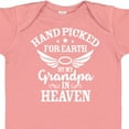 thumbnail image 4 of Inktastic Handpicked for Earth by My Grandpa in Heaven Angel Wings Boys or Girls Baby Bodysuit, 4 of 5