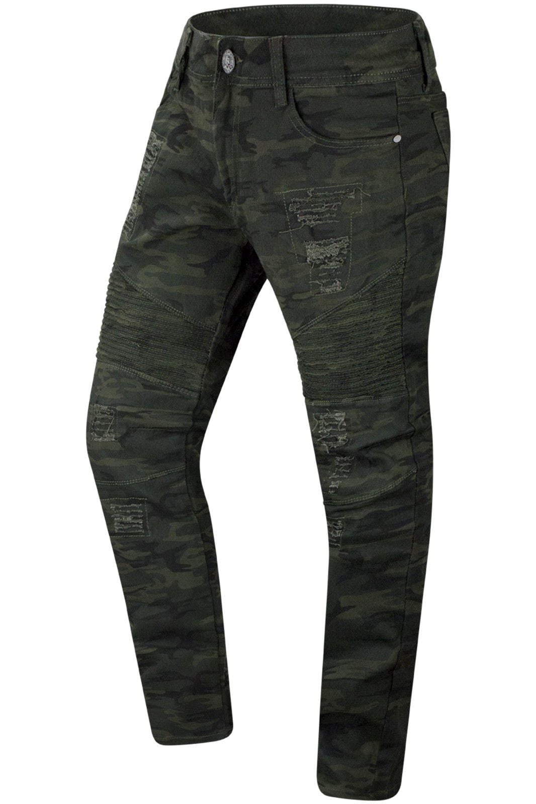 biker distressed jeans