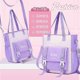 thumbnail image 5 of Primary school student handbag, one-shoulder crossbody bag, junior high school student tutoring bag, lightweight, large capacity, waterproof, ultra-li, 5 of 5