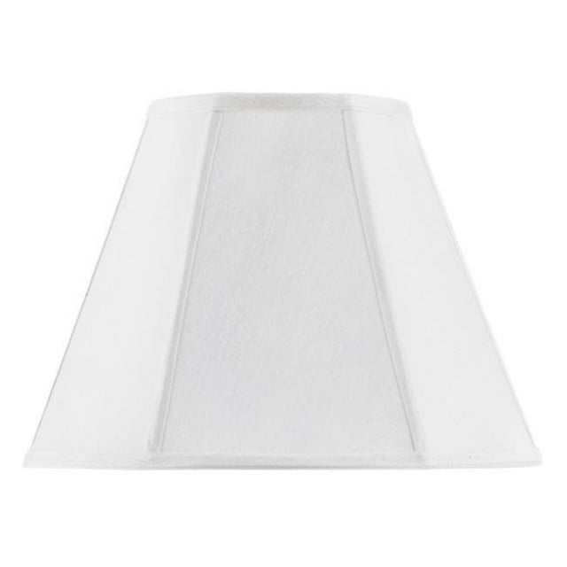 SH-8106-12-WH 12 Pouces Vertical Piped Base Empire Shade&44; Blanc