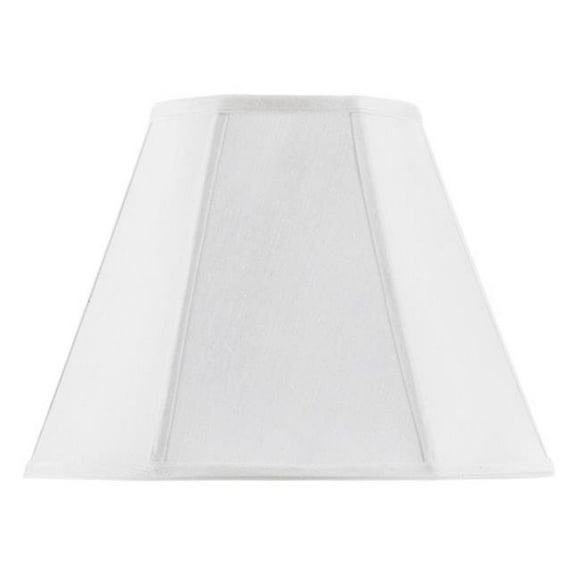 SH-8106-12-WH 12 Pouces Vertical Piped Base Empire Shade&44; Blanc