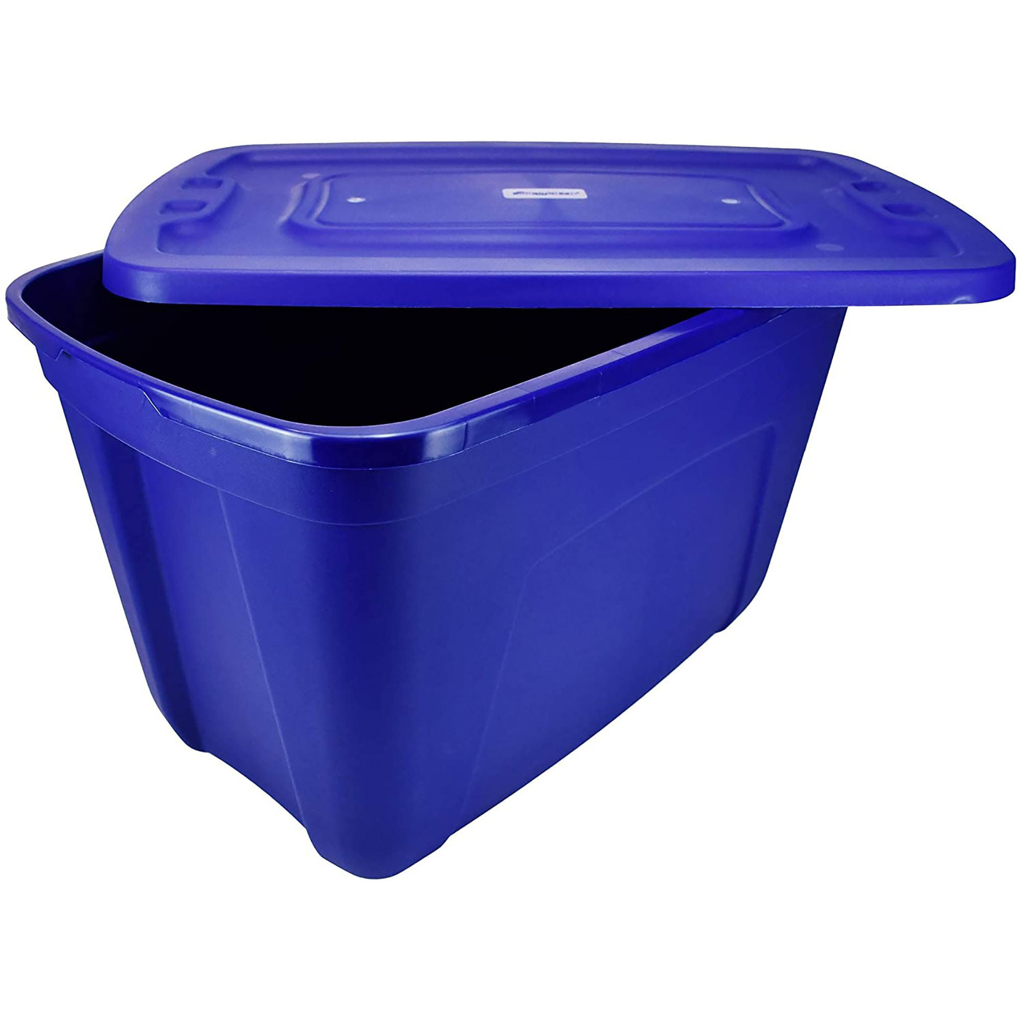 Tot Tutors Plastic 4.25 Gal. Small Storage Bins in Blue and Teal