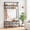 Brown, variant on AOILE 4-in-1 Entryway Hall Tree with Coat Rack, Shoe Bench & Hooks, Industrial Metal Frame Organizer