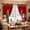3#Snowman and Santa, variant on 2 Pack Christmas Decorative Curtains,65 x 29 in Printed Semi Sheer Window Curtains for Living Room Bedroom Holiday Decor