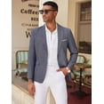 thumbnail image 3 of COOFANDY Mens Sport Coat Regular Fit Dress Jackets Wrinkle Free Casual Blazer Jackets, 3 of 7