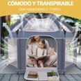 thumbnail image 4 of Corralito para Bebe,Corral para Bebe Plegable,área Extra Grande de Juegos para Bebe,Puede Acomodar A Varios Niños,áreas de Juego para Bebés Interiores y Exteriores,con Toldo,Bolsa de Almacenamiento, 4 of 9