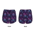 thumbnail image 3 of Salouo Purple Dreamcatcher1 Print Women's 2 in 1 Running Shorts Double-Layer Shorts Athletic Workout Gym Yoga Shorts Running Shorts for Women-Medium, 3 of 7