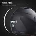 thumbnail image 6 of Motorcycle Modular Full Face Helmets Flip up for Adults Men Women Dual Visor Cascos Para Motos DOT Approved Matte Black Size XL, 6 of 9