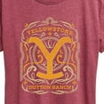 thumbnail image 3 of Yellowstone - Yellowstone Flourish Design - Women's Short Sleeve Graphic T-Shirt, 3 of 6