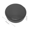 thumbnail image 4 of Unique Bargains 1 Pce Boîte de Rangement avec Miroir Rond Noir, 4 of 5