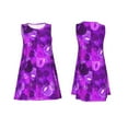thumbnail image 7 of Picia Berry Raspberry Print Women’s Sleeveless Midi Swing Dress – A-Line Pleated Tank Sundress, Comfortable and Flowy T-Shirt Dress, 7 of 7