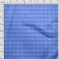 thumbnail image 4 of oneOone Velvet Blue Fabric Ikat Sewing Craft Projects Fabric Prints By Yard 58 Inch Wide, 4 of 4