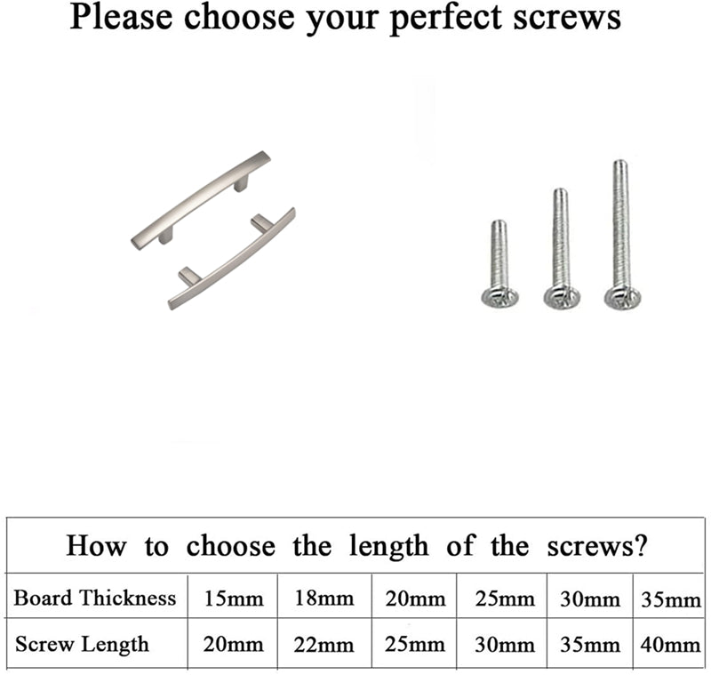 Fitviso 10 Pack 3 Inch(76mm) Hole Center Brushed Nickel Arch Cabinet Pulls Kitchen Cabinet Handles for Bedroom Cupboard