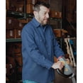 thumbnail image 3 of Flame Resistant Welding FR Shirt - 100% C - Light Weight - 7 oz (Large, Royal Blue), 3 of 6