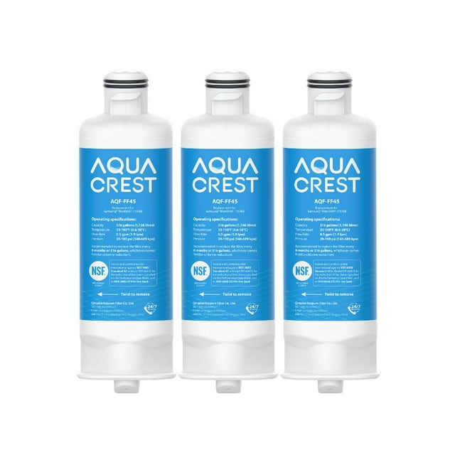 Filtro de agua para refrigerador AQUA CREST DA97-17376B para Samsung
