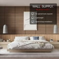 thumbnail image 5 of Wall!Supply UltrAcoustic Eco Tile Walnut - 3D Acoustic Polystyrene Wall Panels - Easy DIY Installation – Walnut Wood Look Finish - Set of 6 Panels (10.87 sq ft), 5 of 5
