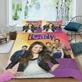 thumbnail image 2 of icarly Themed Bed Sheet Set Three Piece Set 53x79 In ches Comfortable And Skin Friendly Unique Design Creating A Star Studded Night Home Decor Gifts For Family Friends fans, 2 of 6