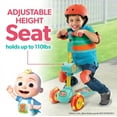 thumbnail image 5 of Spark.Create.Imagine Cocomelon 3 Wheel Light-Up Scooter with Folding Seat for Toddlers, Ages 3+, 5 of 7