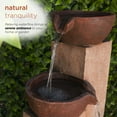 thumbnail image 6 of Alpine Corporation 35" Tall Outdoor Layered 3 Tiered Pots Fountain, 6 of 11