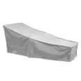 thumbnail image 3 of Funda para sillón de tela Oxford resistente al agua, protectora para tumbonas de patio Plata, 3 of 9