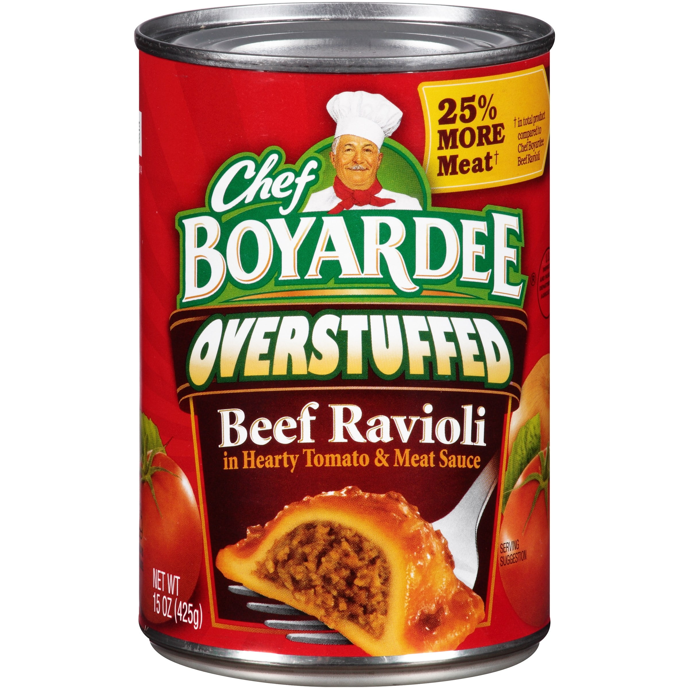 Chef Boyardee Overstuffed Beef Ravioli, 15 Oz. by ConAgra Foods Inc.