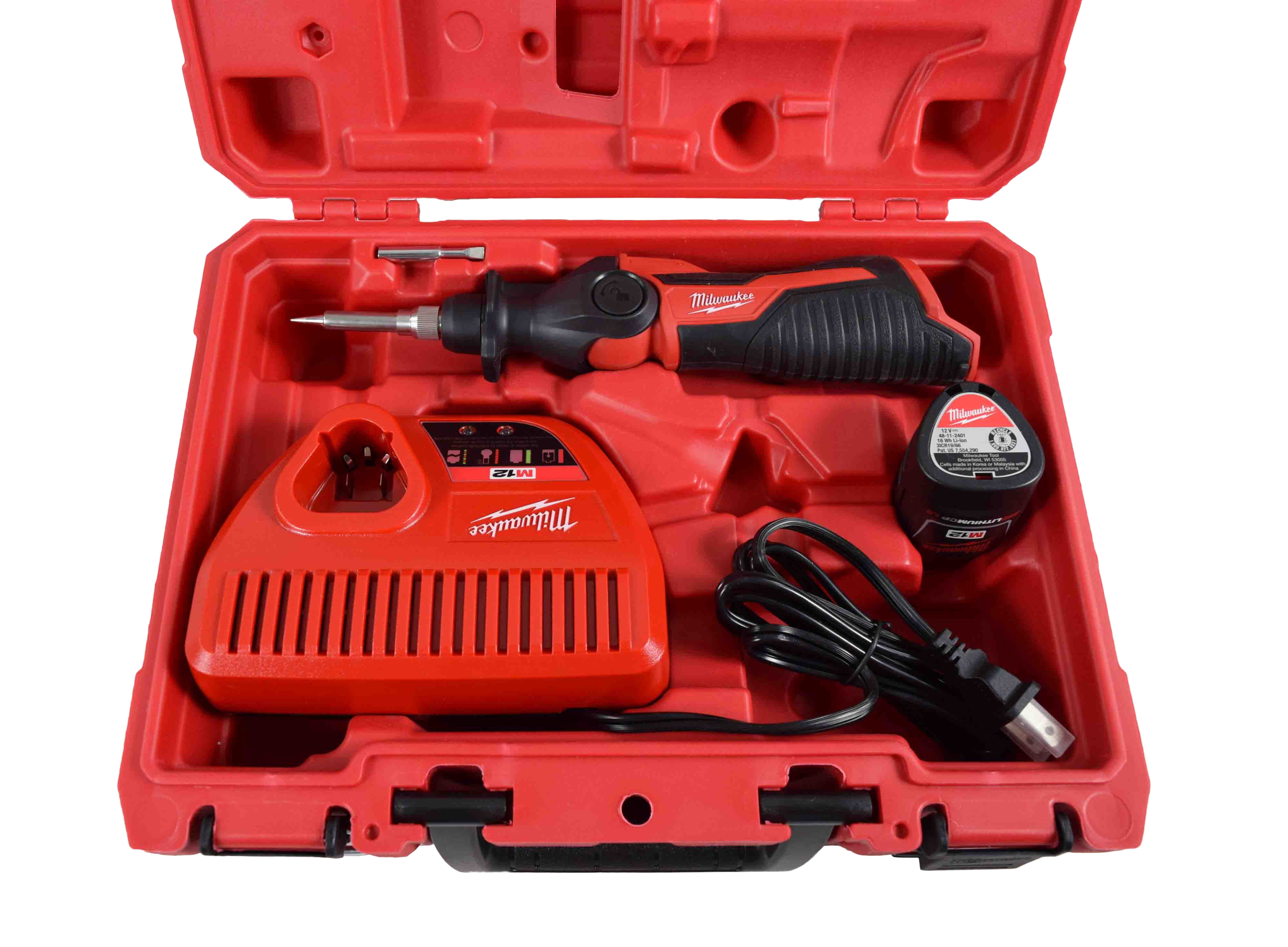 Milwaukee 2488-21 12V Cordless Pivoting Head Soldering Iron Kit